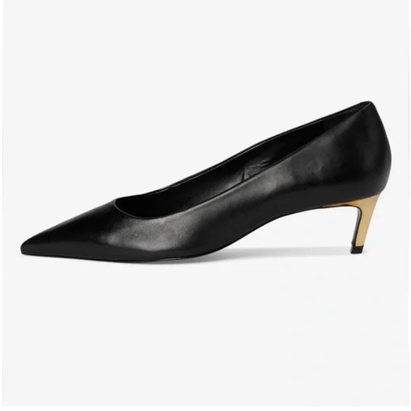 SCHUTZ Shoes - Schutz Lou Lo Leather Kitten Heel Pump Brand New Size 10 Date Night Retail $148